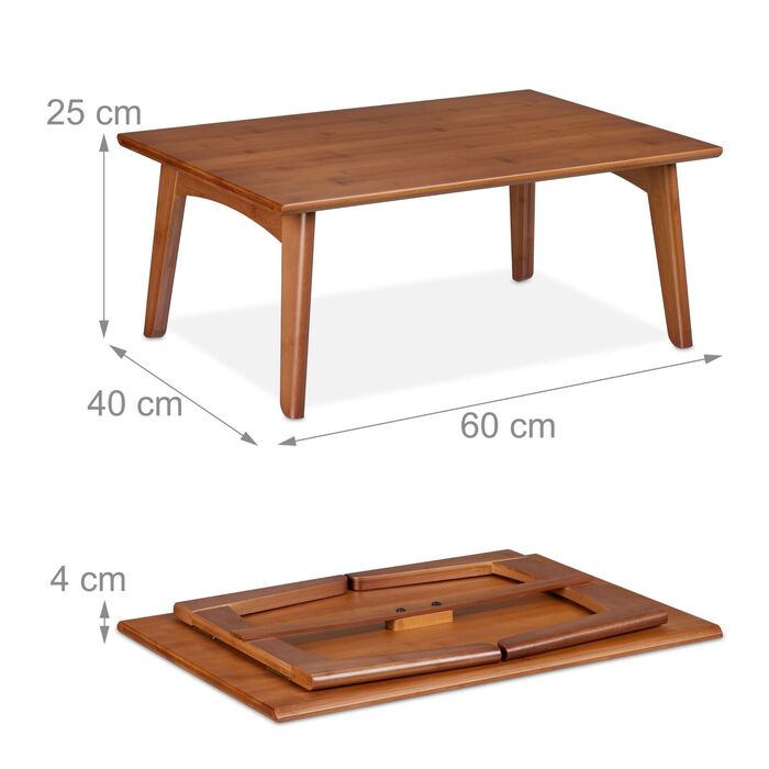 Зручний розкладний столик Relaxdays