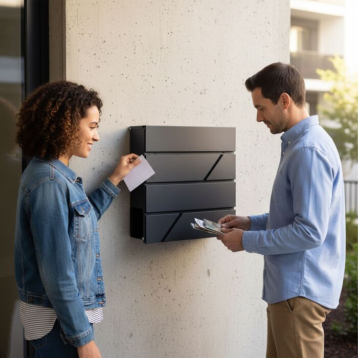 Скрінька для листів Relaxdays з відсіком для газет