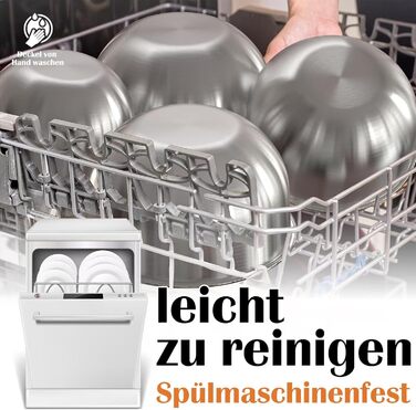 Набір мисок для кухні 5 шт. з нержавіючої сталі з кришками, 4.7л/2.8л/1.9л/1.4л/0.6л. Ідеально для приготування, випічки та зберігання. Складаються одна в одну, можна мити в посудомийній машині. В комплекті тертка.