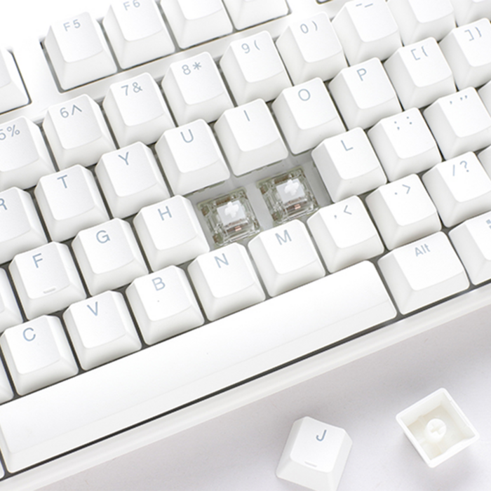 Механічна клавіатура Ducky One 3 Cherry MX Blue RGB White UA