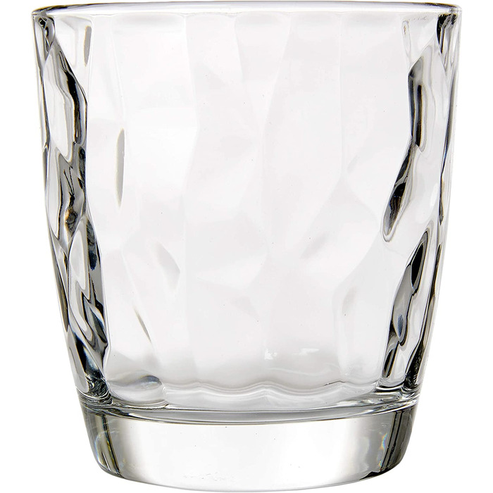 Стакани для пиття Борміолі з діамантами 12 шт. / Об'єм наповнення універсальних склянок 300 мл і 400 мл / Набір склянок з унікальним дизайном