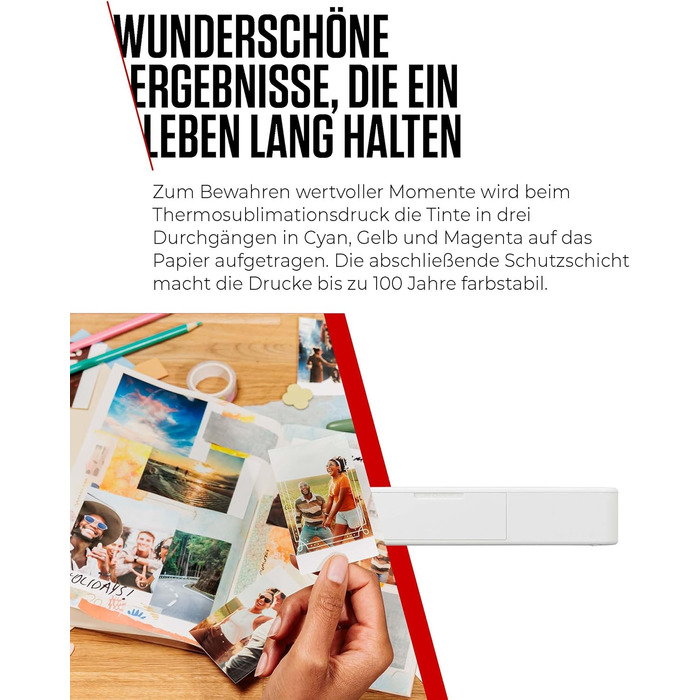 Canon Selphy QX20 – Портативний принтер для фотографій з Wi-Fi, термосублімаційний друк, USB-C зарядка, білий (без чорнил/паперу)