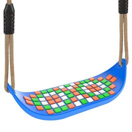 Гойдалка садові SELEWARE: набір з канатом 2м, 2 карабінами, міцна, чорна