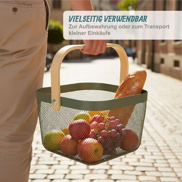 Кошик для зберігання Relaxdays з ручкою