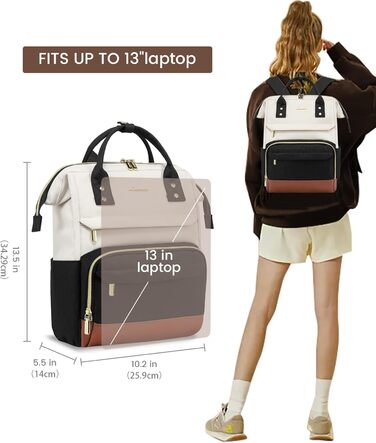 LOVEVOOK Рюкзак для жінок, великий, з відділенням для ноутбука 17.3 дюйма, шкільний, для підліток, дівчаток, для навчання, подорожей, бізнесу, водонепроникний, сірий, рожевий