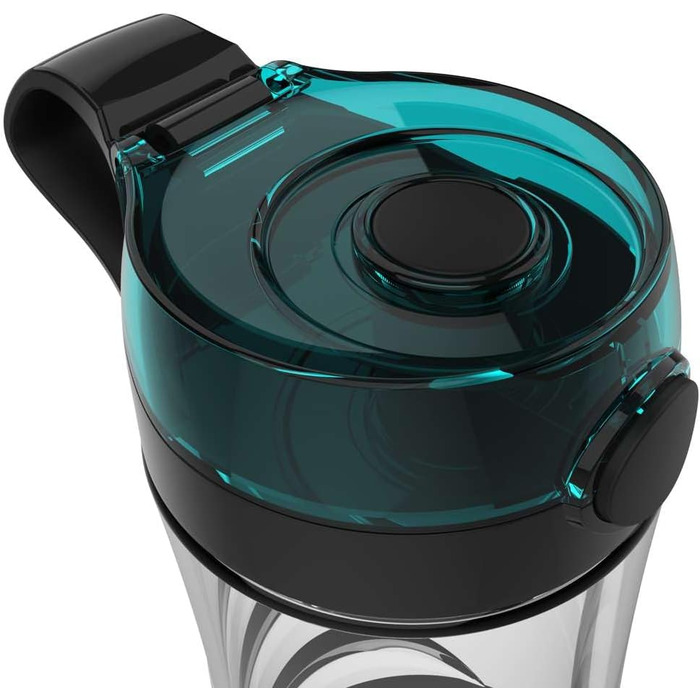 Блендер Cecotec Power Titanium 300 EasyGo: портативний, 350W, подрібнює лід, 4 леза з титановим покриттям, 2 пляшки, 2 кришки