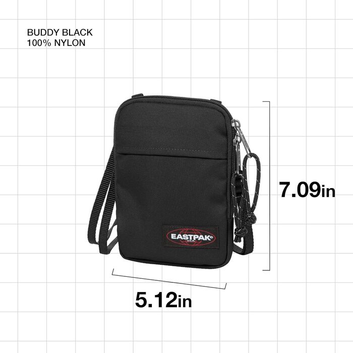 Сумка через плече Eastpak BUDDY, 18 см, 0,5 л чорна однорозмірна комплектація з поясною сумкою