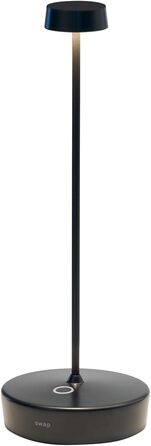 Зуаффарано, Swap Pro - Бездротова LED-лампа, торшер, чорний, 2200-3000K, сенсорне керування, для дому та саду, 29 см
