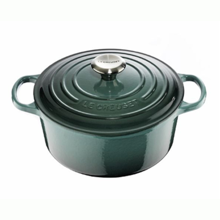 Каструля/жаровня з кришкою 24 см, океан Le Creuset