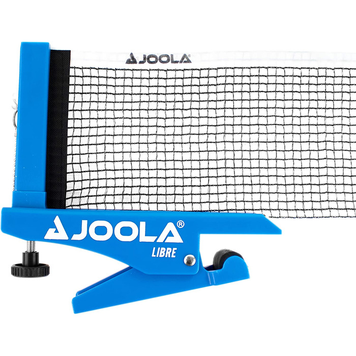 Сітка для настільного тенісу JOOLA LIBRE-Комплект для настільного тенісу для активного відпочинку-затискна техніка-регулюється по висоті за допомогою стопорного гвинта Комплект з кульками для настільного тенісу 6 шт.