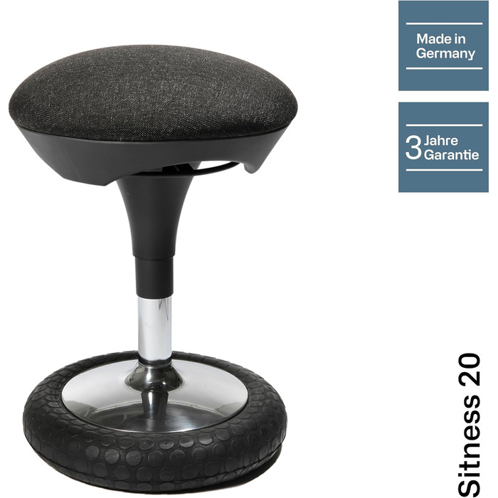 Офісний стілець Topstar Sitness 20 (Антрацит)