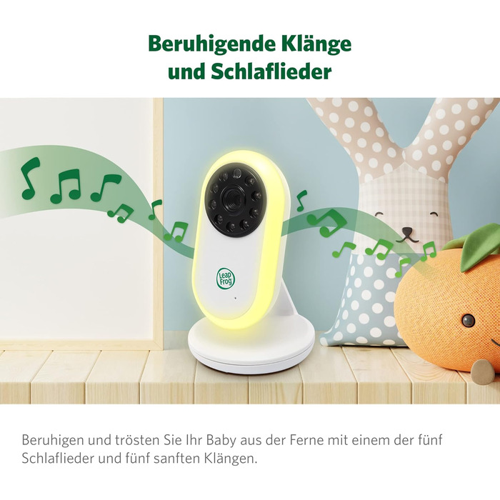 Радіоняня LeapFrog LF2423 з камерою, відеодисплей 2.8