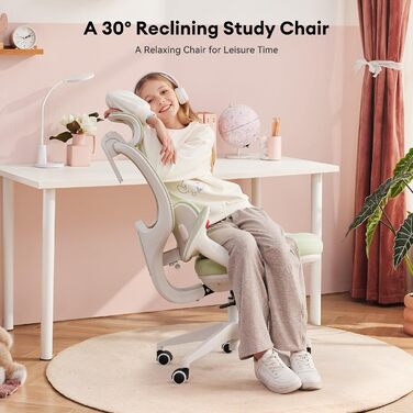 Крісло офісне MUSSO T30 ергономічне, регульоване, з підтримкою попереку та підлокітниками, поворотне, дихаюче, для офісу