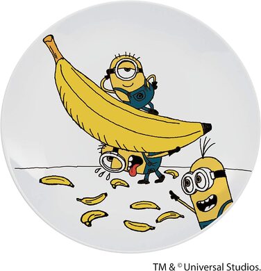 Набір дитячого посуду Minions WMF Cromargan, 6 предметів, з нержавіючої сталі, від 3 років, без гравію, придатний для миття в посудомийній машині