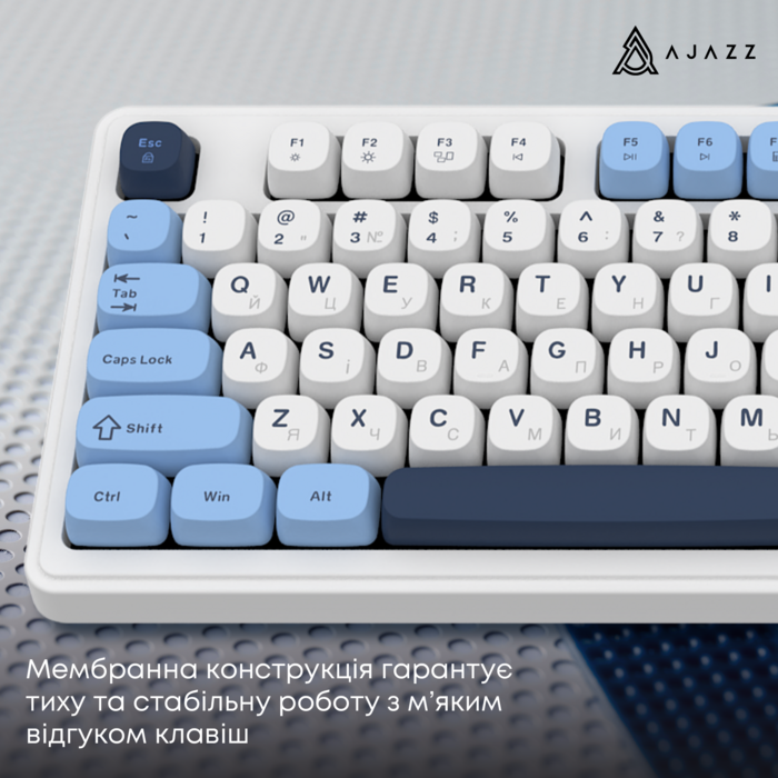 Дротова клавіатура Ajazz AF98 Glacier Blue (AF98-GB)