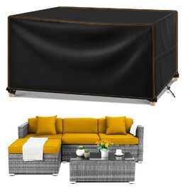 Водонепроникний чохол для садово-патіо меблів 420D Oxford, 200 x 100 x 75 см