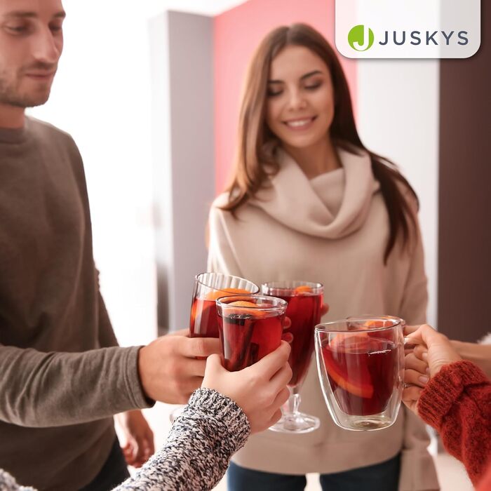 Електричний диспенсер для глінтвейну Juskys Teramo 7 літрів, 1500W з краном, термостатом та захистом від перегріву, 30-110°C, нержавіюча сталь
