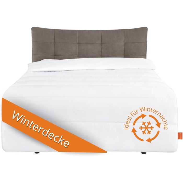 Сліпінг: Зимова ковдра з мікрофібри 135x200 см, тепла, 1.685 гр, Оeko-Tex, прання 60°C