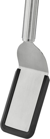 Сендвіч-піддон RSLE колінчастий, високоякісний токар з нержавіючої сталі з круглою ручкою та вушком для підвішування, нержавіюча сталь 18/10, срібло (26 см, без перфорації, силікон)