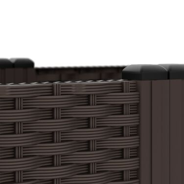 Горщик для рослин Relaxdays з імітацією ротангу