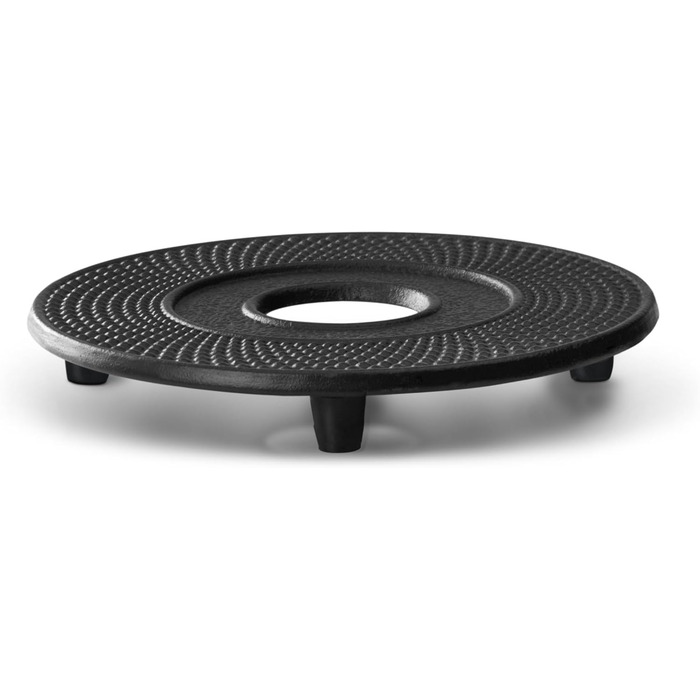 Підставка під гаряче з чавуну Bredemeijer Jang, чорна, діаметр 13 см