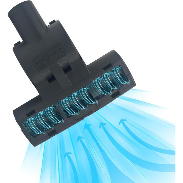 Акіта 800W безмішковий пилосос з сильною тягою та німецьким насадкою Wessel 2-в-1 для твердих підлог та килимів (C6 Turbo)