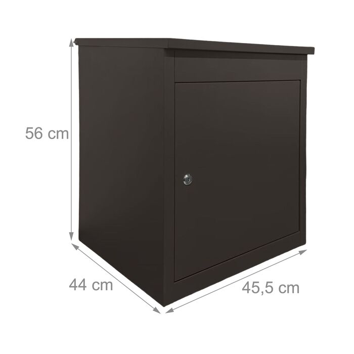 Коробка для зберігання Relaxdays, підходить для монтажу на підлозі та стіні