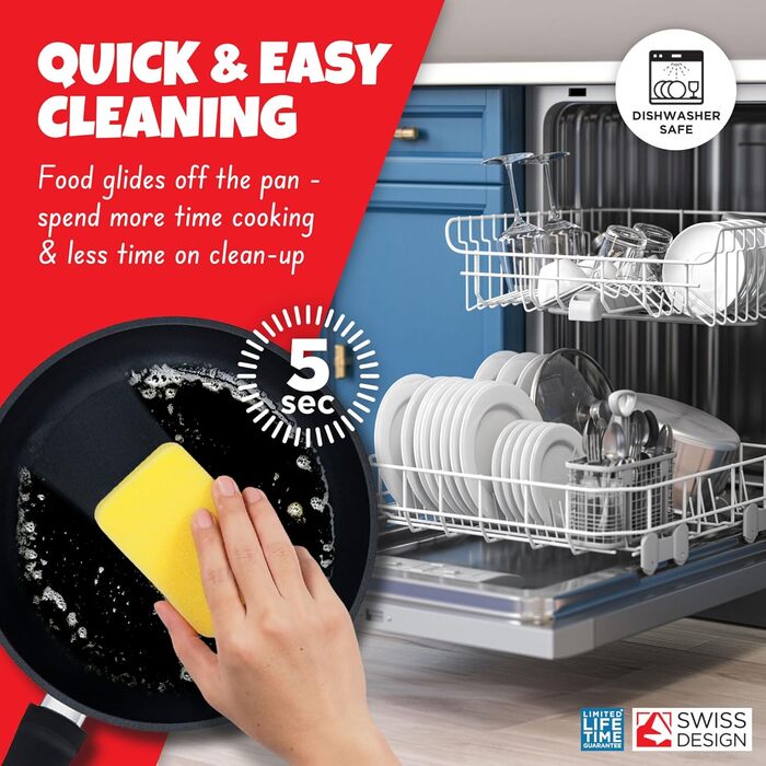 Набір сковорідок KUHN RIKON Brat- & Universal, чорний (28см + 24см)