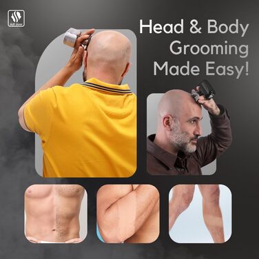 Електробритва Skull Shaver Pitbull Silver PRO SX5 для голови та обличчя