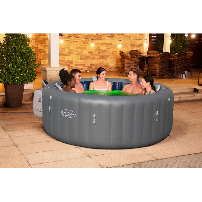 Надувний whirlpool-басейн Bestway LAY-Z-SPA XXL з WLAN, овальний, 270 x 180 x 71 см, багатоколірний