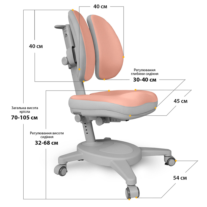 Крісло Mealux Onyx Duo PG  (арт.Y-115 PG)