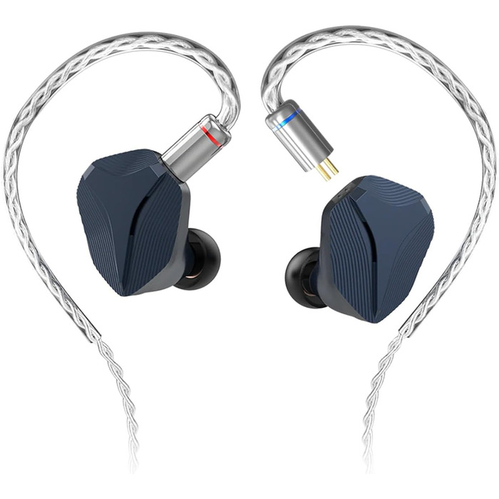 Внутрішньоканальний монітор LINSOUL Hidizs MP145, 14,5 мм Planar HiFi IEMs, знімний 2-контактний кабель (3,5 мм, синій)