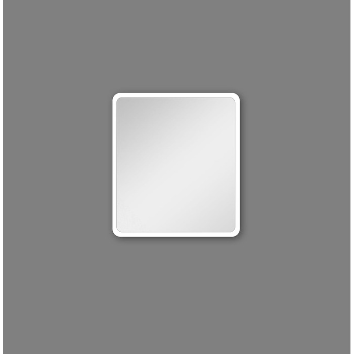 Дзеркало для ванної кімнати Talos Moon з підсвічуванням 120x70 см, вологостійке (Aluminium)