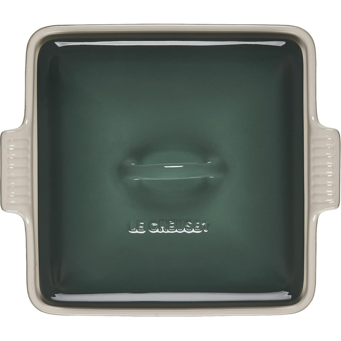 Каструля Le Creuset Heritage з кришкою, квадратна, 22.9 см, біла (Артишок)