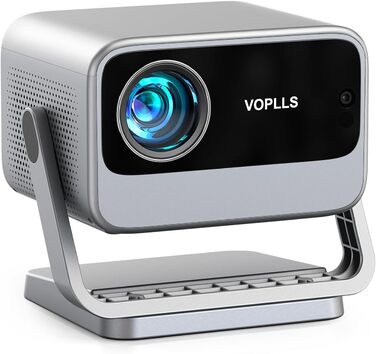 Проектор VOPLLS 4K з автофокусом та корекцією трапеції, 28000 Люмен, WiFi6, Bluetooth, Full HD 1080P, для кінотеатру вдома та на вулиці, сумісний з Android/PC