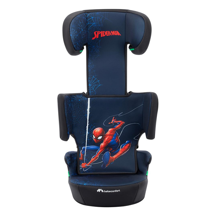 Автокрісло Bebeconfort Marvel Hera i-Safe Spiderman для дітей 3-12 років (100-150 см), з підголівником, складне, кріплення ременями