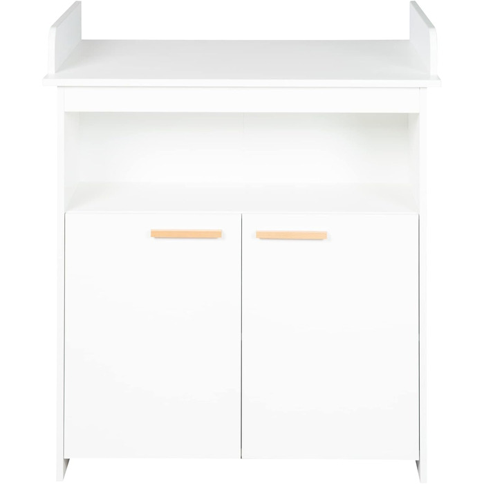 Комплект для дитячої кімнати Roba 'Антон' білий: пеленальний столик з 2 дверцятами, 1 поличкою, висота 90 см, пеленальний вкладиш