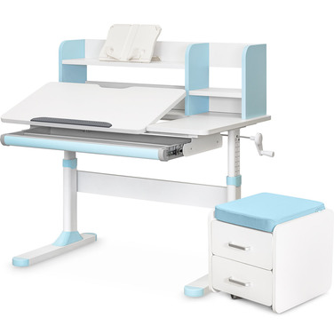 Комплект (S) Evo-Kids TH-330 Light Blue (парта+тумба) (арт.TH-330 Z+BD C3_BLUE)