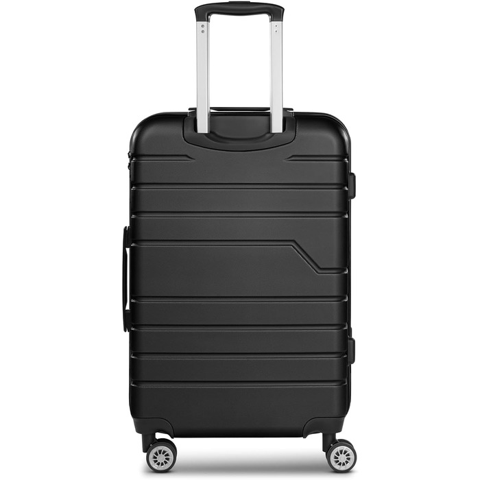 Набір валіз Bench Hartgepäck Seattle 3 шт. | Чорний колір | ABS, 4 колеса, TSA-замок | Розмір M (69 см)