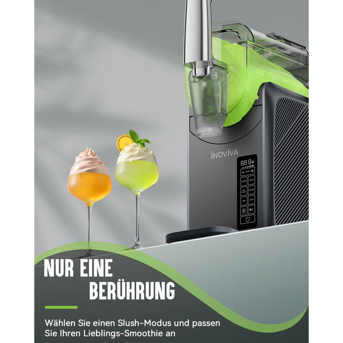 Машина для смузі без льоду, 2L, самоочищення, 5 програм, смузі, маргарита, фраппе, молочний коктейль (S1.2)