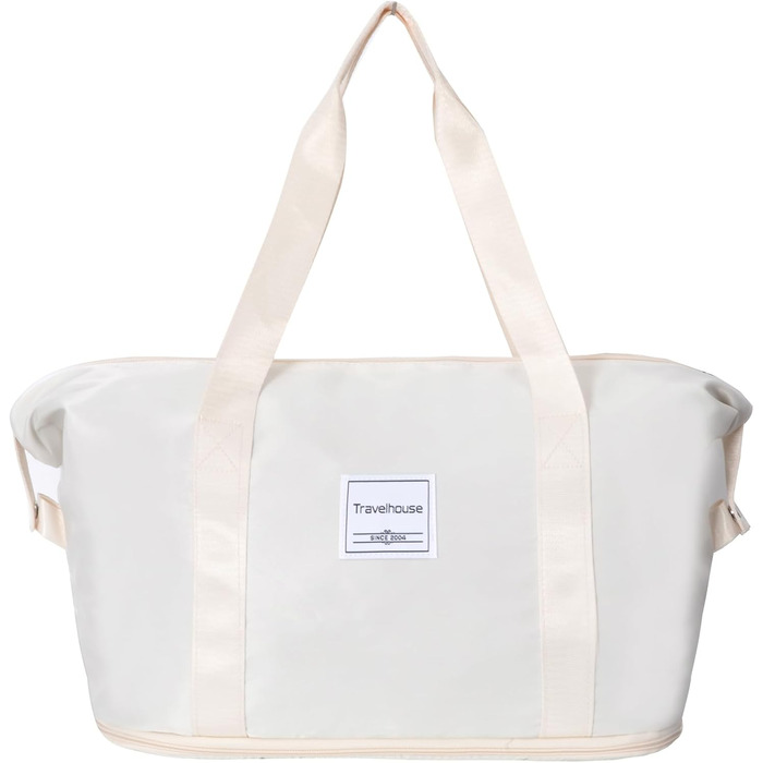 Набір валіз Travelhouse Ascona 5-в-1 (75/65/55 см) з TSA-замком, Spinner-колесами, ABS+PC, темно-зелений (кремовий/білий)