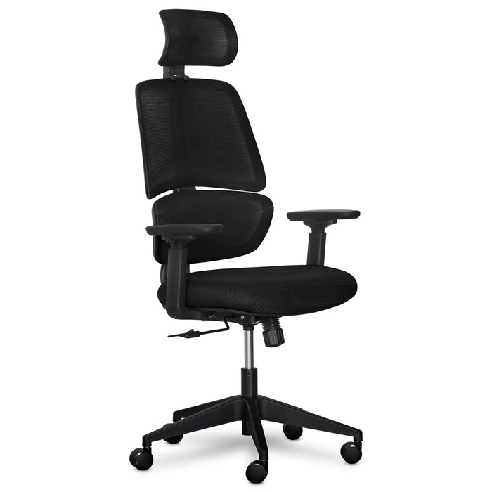 Крісло Mealux Leo Air Black (арт.Y-543 KB)