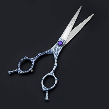 Професійні ножиці для стрижки вовни Purple Dragon 440C, вигнуті, 16,5 см, сріблястого кольору, 6,5 дюйма, срібні (ножиці)
