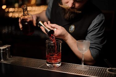 Набір шейкерів для коктейлів CocktailMeister Premium, ідеально підходить для дому або бару, включаючи коктейльну книгу та мірну чашку