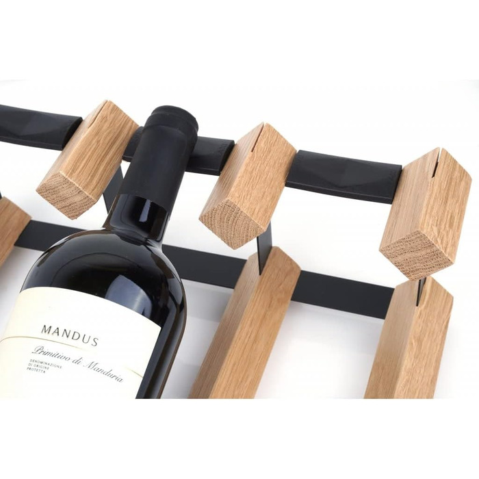 Стильна вітрина для вина RAXI™ Premium на 2 пляшки (дуб)