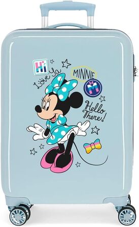 Валіза каюти Disney Love Minnie рожева 34x55x20 см Кодовий замок ABS з твердою оболонкою 32 л 2,5 кг 4 подвійні колеса ручна поклажа