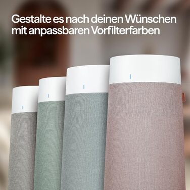 Повітряний фільтр Blueair Pure 511i Max: для кімнат до 43 м², тихий, HEPASilent, проти пилу, алергенів, диму, плісняви, шерсті тварин