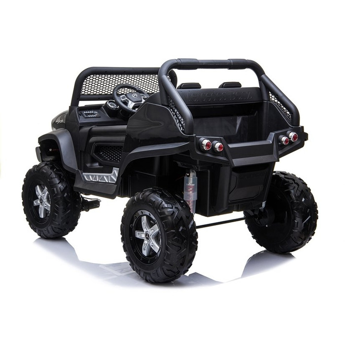 Дитяче електромобіле Mercedes Unimog, чорний, LEAN CARS
