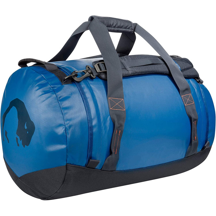 Дорожня сумка Tatonka Barrel S-45-літрова водонепроникна сумка з брезенту для вантажівки з функцією рюкзака і великим отвором на блискавці-Сумка для рюкзака-унісекс (синя)