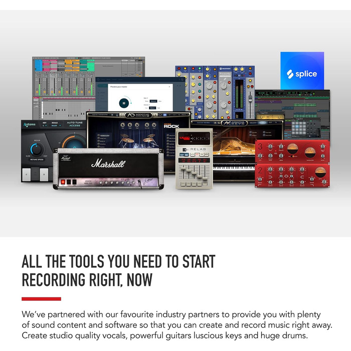 Focusrite Scarlett Solo 3rd Gen USB Аудіоінтерфейс для гітаристів, вокалістів та музикантів - Bundle